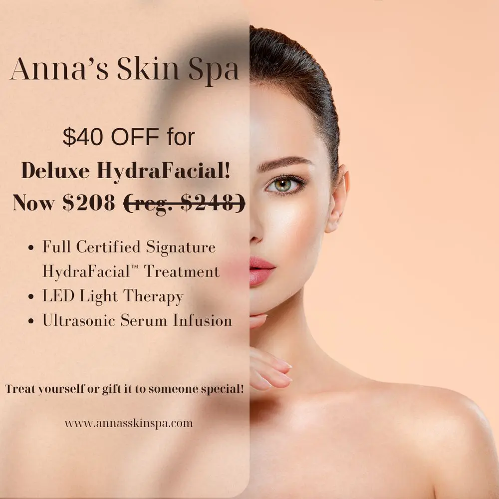 o Get a HydraFacial and enjoy a complimentary LED light therapy session plus a free scalp message!